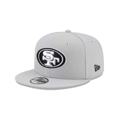 Grey San Francisco 49ers Hat - New Era NFL Coaches 9FIFTY Snapback Caps USA7429165